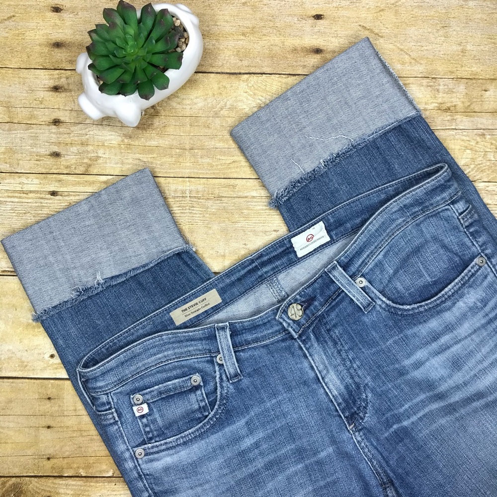 Sold AG The Stevie cuff slim straight cuffed jeans - Picture 5 of 8